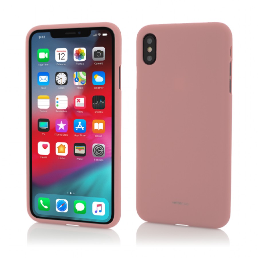 Husa de protectie Vetter pentru iPhone XS X Vetter GO Soft Touch Pink