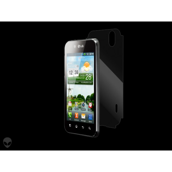 LG Optimus Black P970 folie protectie Alien Surface Alege acoperirea telefoaneSpate laterale