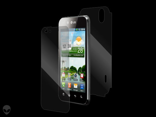 LG Optimus Black P970 folie protectie Alien Surface