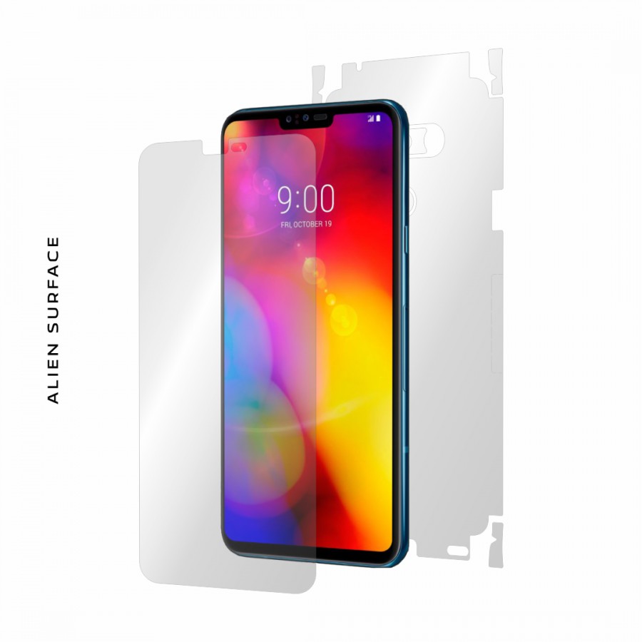 LG V40 ThinQ folie protectie Alien Surface