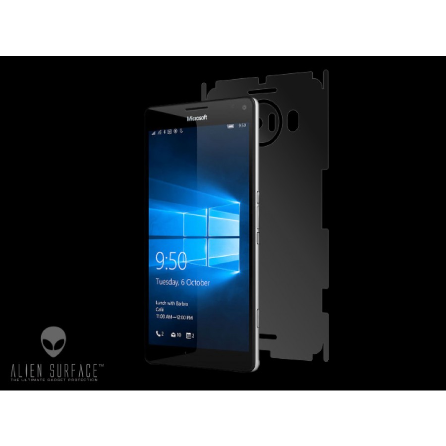 Microsoft Lumia 950 XL folie protectie Alien Surface Alege acoperirea telefoaneSpate laterale