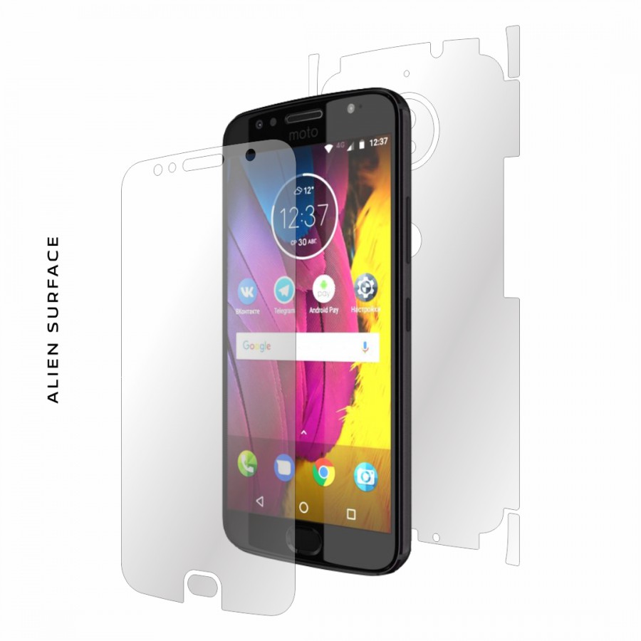 Motorola Moto G5S folie protectie Alien Surface Alege acoperirea telefoaneEcran spate laterale