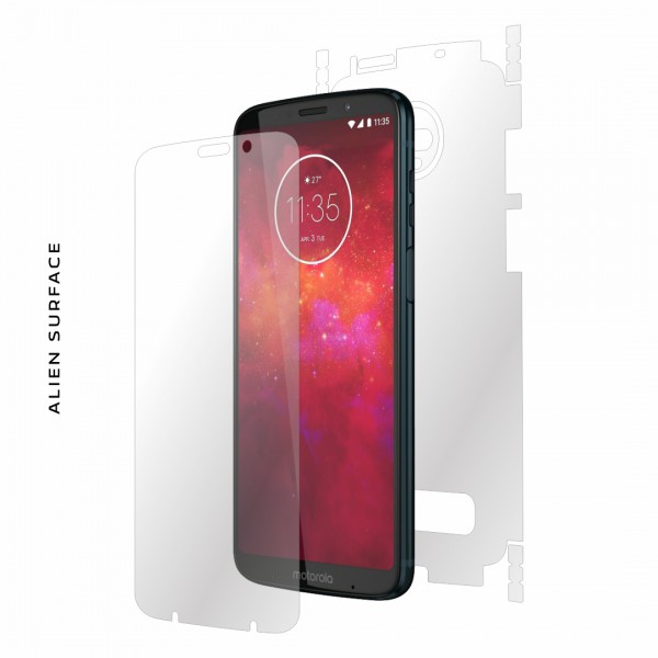 Motorola Moto Z3 Play folie protectie Alien Surface Alege acoperirea telefoaneEcran spate laterale