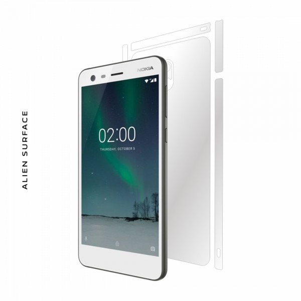 Nokia 2 folie protectie Alien Surface Alege acoperirea telefoaneSpate laterale
