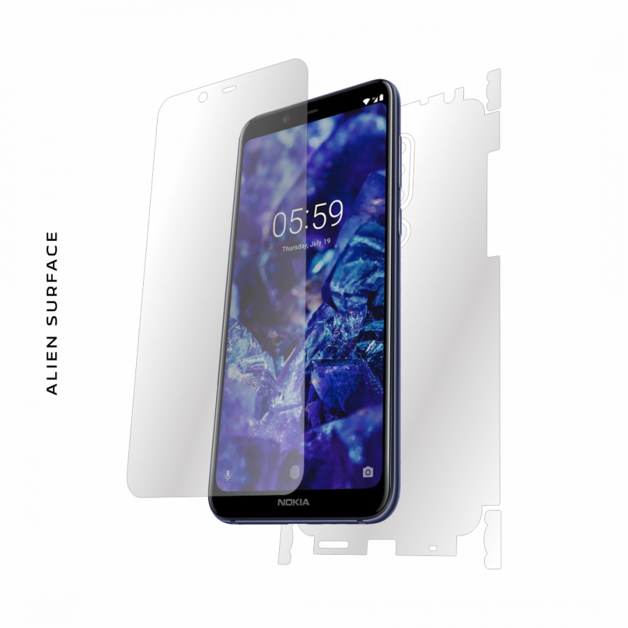 Nokia 5.1 Plus 2018 folie protectie Alien Surface Alege acoperirea telefoaneEcran spate laterale Precomanda