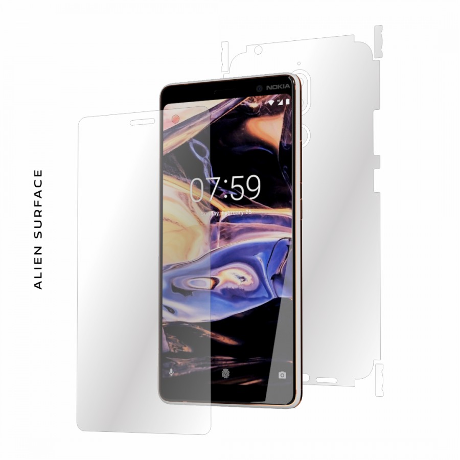 Nokia 7 Plus folie protectie Alien Surface