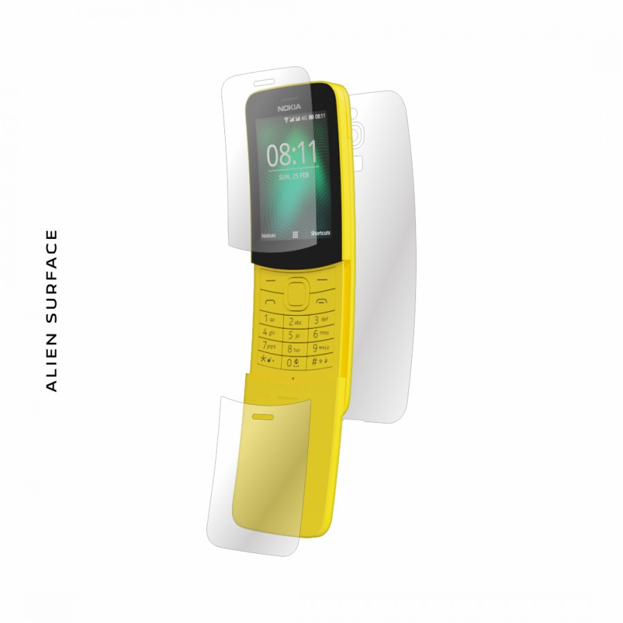 Nokia 8110 4G 2018 folie protectie Alien Surface Alege acoperirea telefoaneEcran flip spate