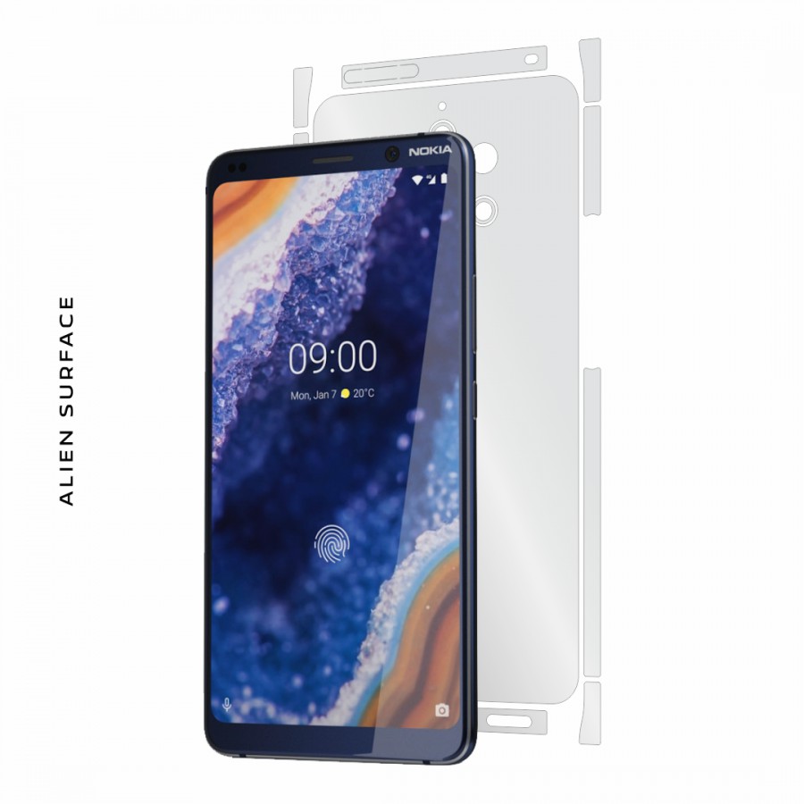 Nokia 9 PureView folie protectie Alien Surface Alege acoperirea telefoaneSpate laterale Precomanda