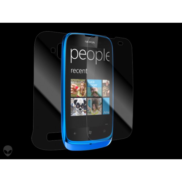 Nokia Lumia 610 folie protectie Alien Surface Alege acoperirea telefoaneEcran spate laterale