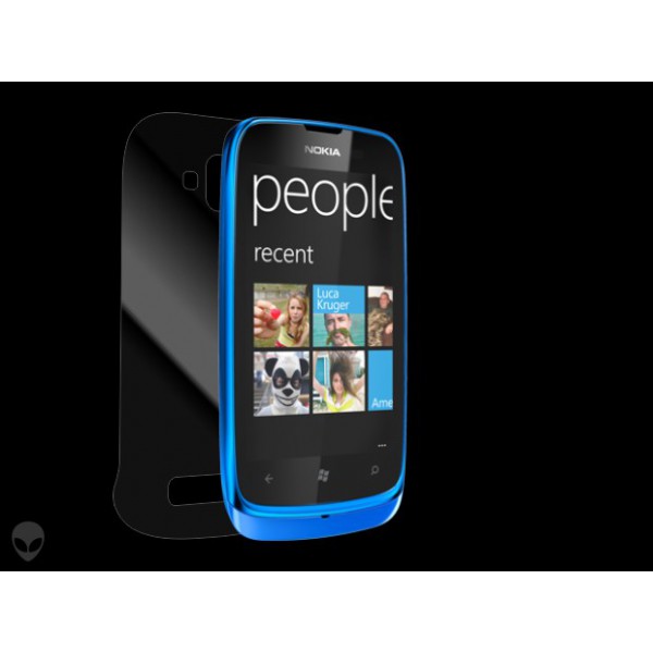 Nokia Lumia 610 folie protectie Alien Surface Alege acoperirea telefoaneSpate laterale