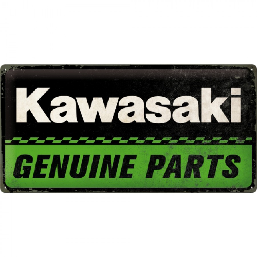 Placa metalica 25x50 Kawasaki Genuine Parts