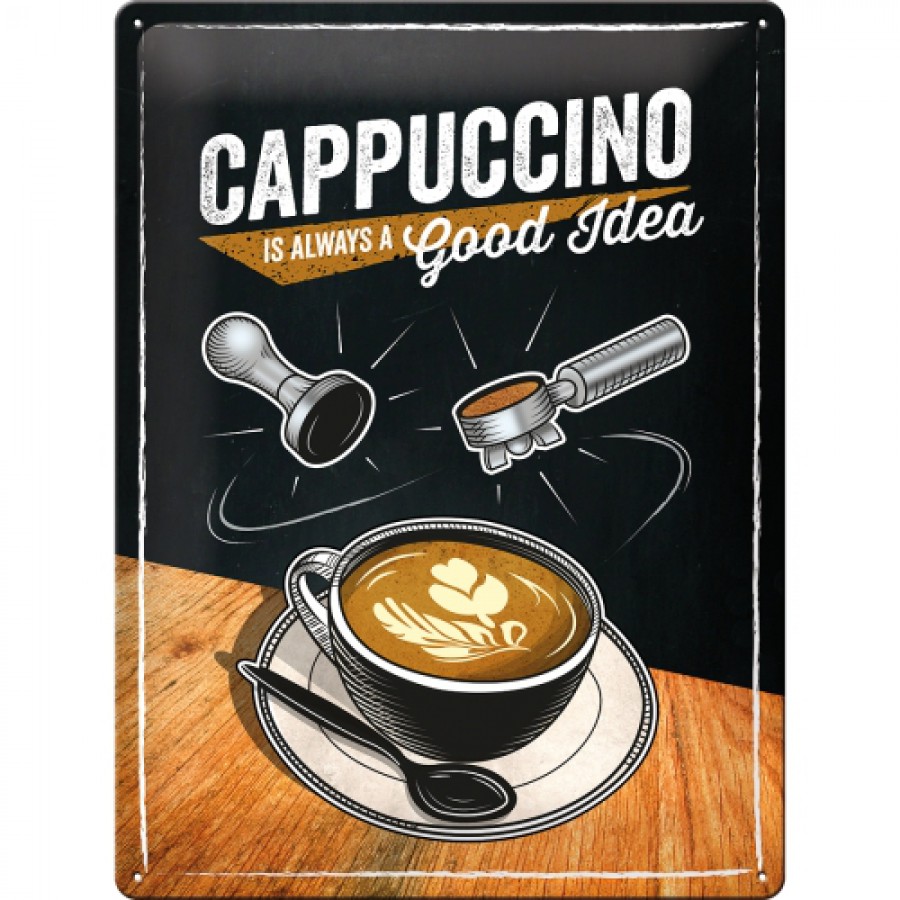Placa metalica 30X40 Cappuccino Good Idea