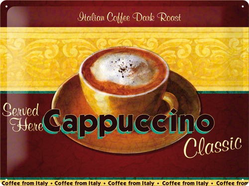 Placa metalica 30X40 Cappuccino