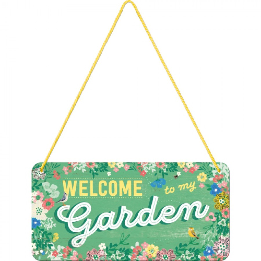 Placa metalica cu snur 10x20 Garden 1