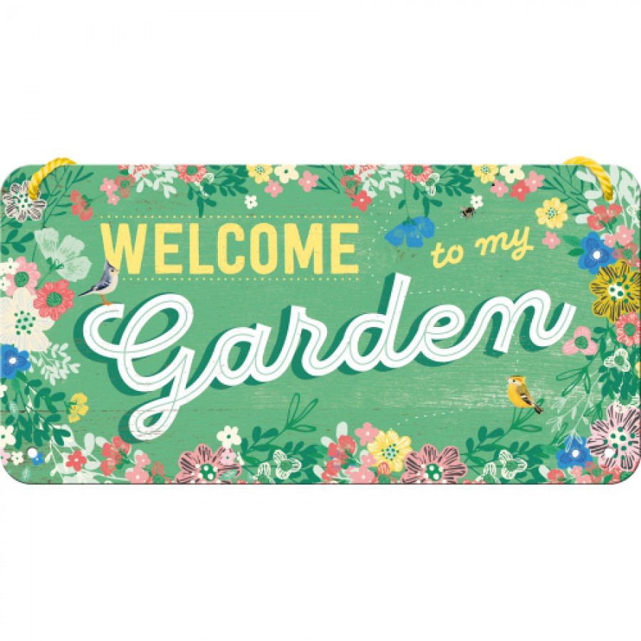 Placa metalica cu snur 10x20 Garden