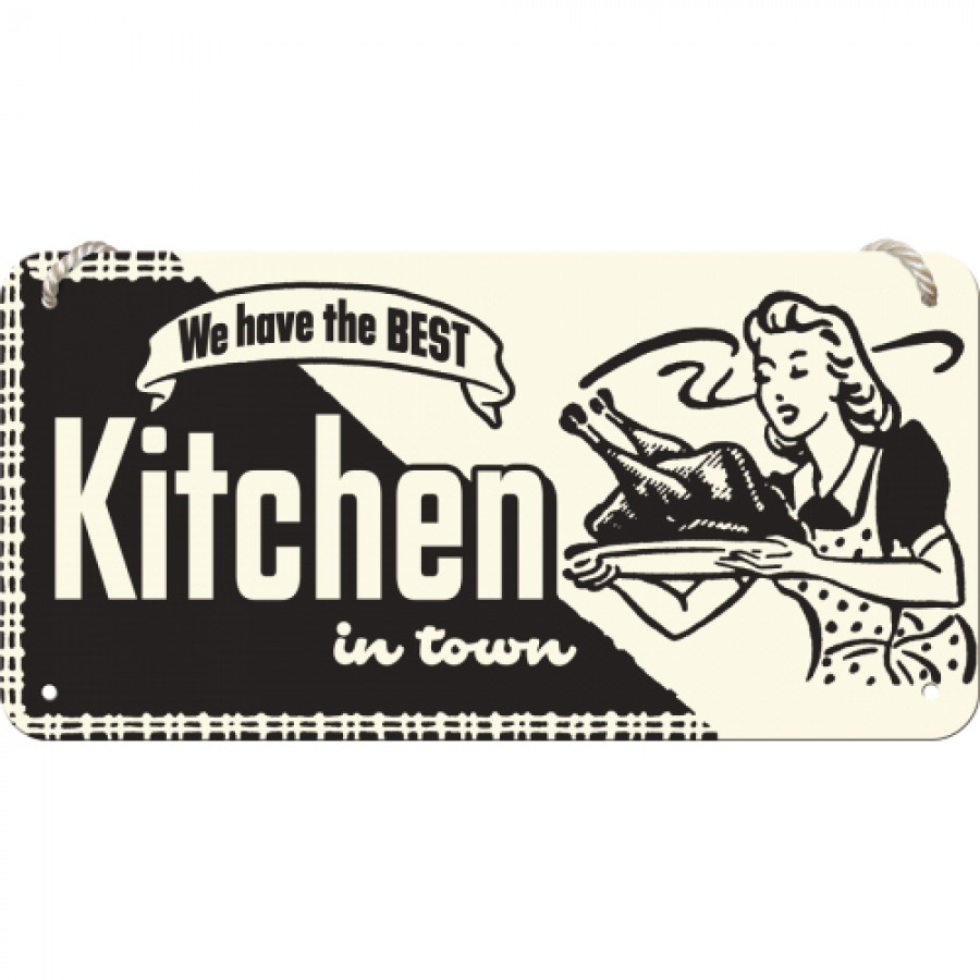 Placa metalica cu snur 10x20 Kitchen