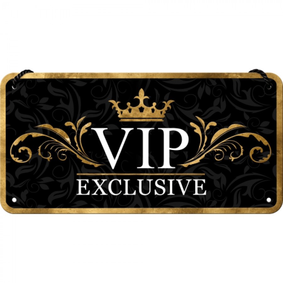 Placa metalica cu snur 10x20 VIP