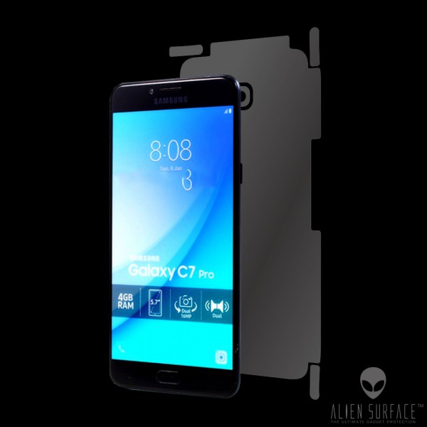 Samsung Galaxy C7 Pro folie protectie Alien Surface Alege acoperirea telefoaneSpate laterale