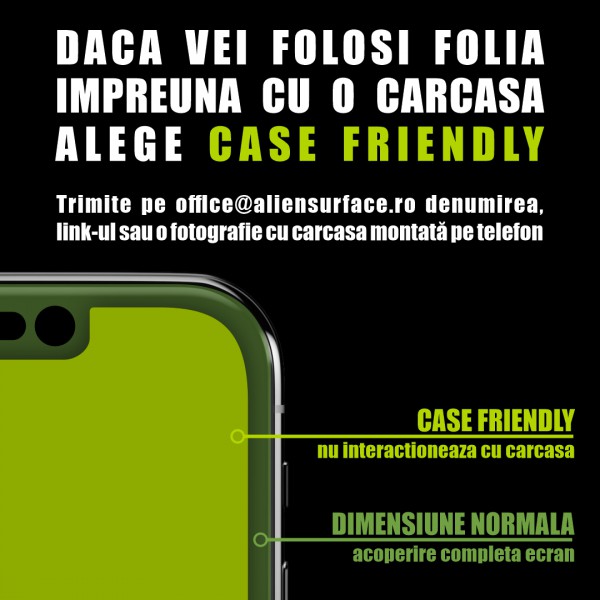 Samsung Galaxy S20 Plus folie protectie Alien Surface Alege acoperirea telefoaneCompatibil cu carcasa Ecran spate laterale fara kit