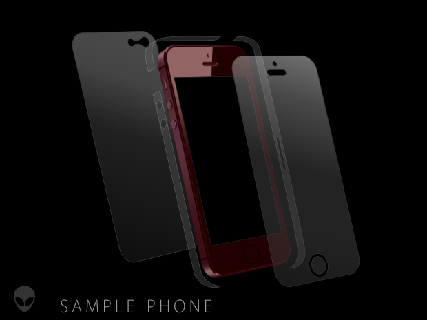 Samsung I9003 GALAXY SL folie protectie Alien Surface