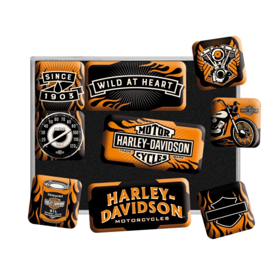 Set magneti Harley Davidson Wild at heart 1