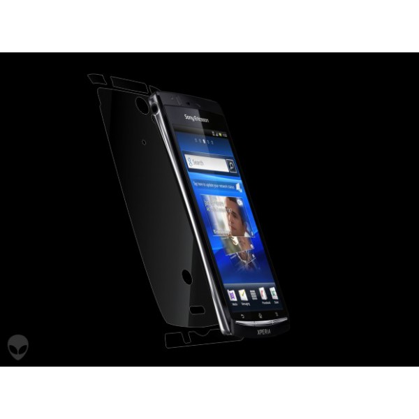 Sony Ericsson Xperia Arc S folie protectie Alien Surface Alege acoperirea telefoaneSpate laterale