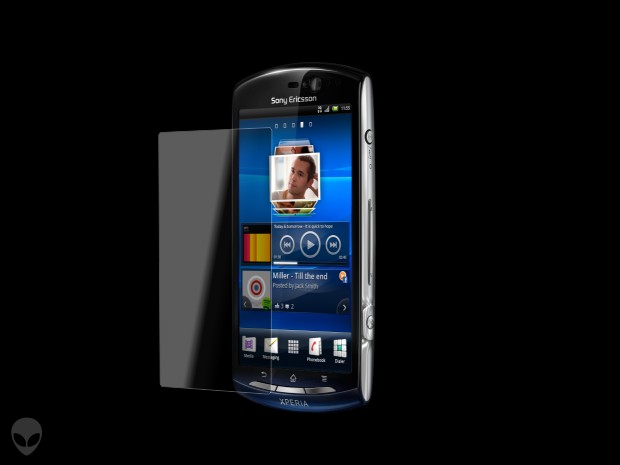 Sony Ericsson Xperia Neo folie protectie Alien Surface Alege acoperirea telefoaneEcran