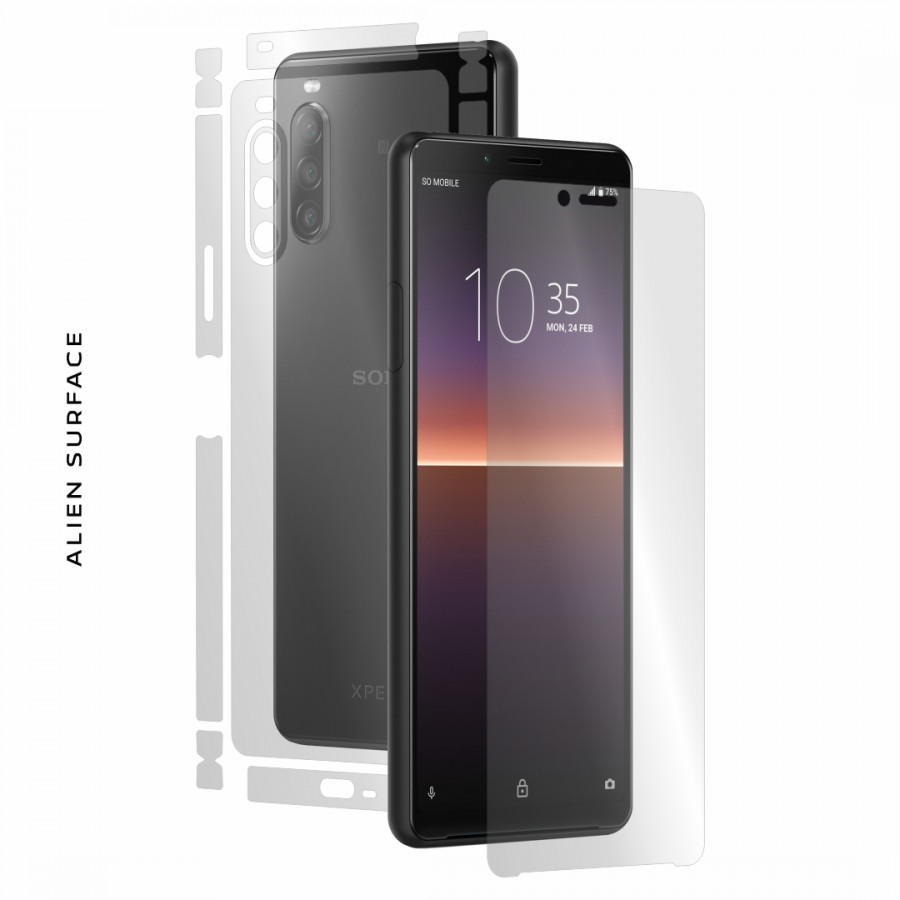 Sony Xperia 10 II folie protectie Alien Surface Alege acoperirea telefoaneEcran spate laterale