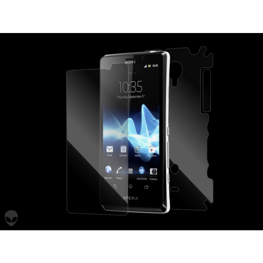 Sony Xperia T folie protectie Alien Surface