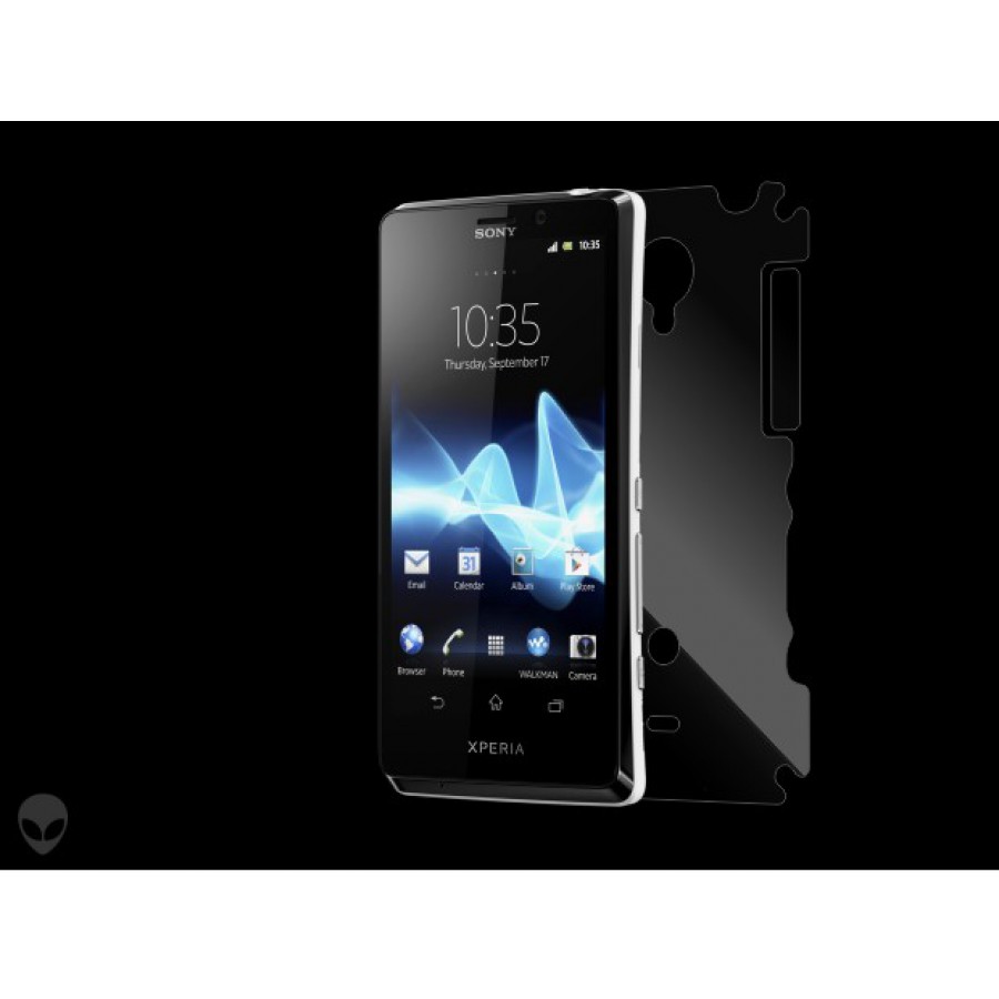 Sony Xperia T folie protectie Alien Surface Alege acoperirea telefoaneSpate laterale