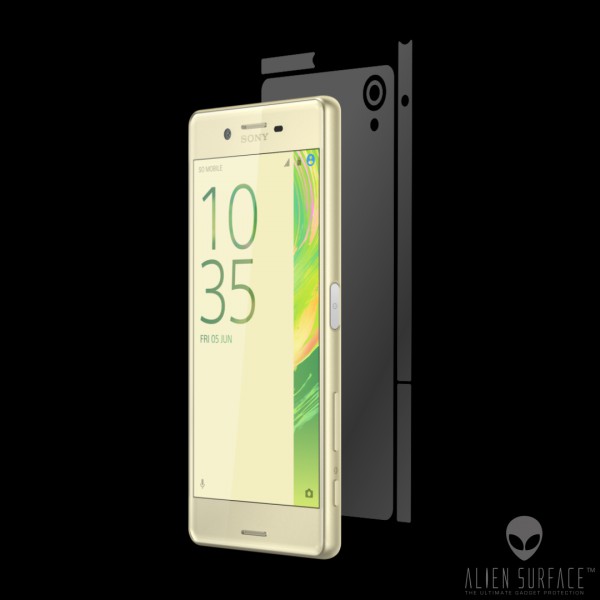 Sony Xperia X folie protectie Alien Surface Alege acoperirea telefoaneSpate laterale