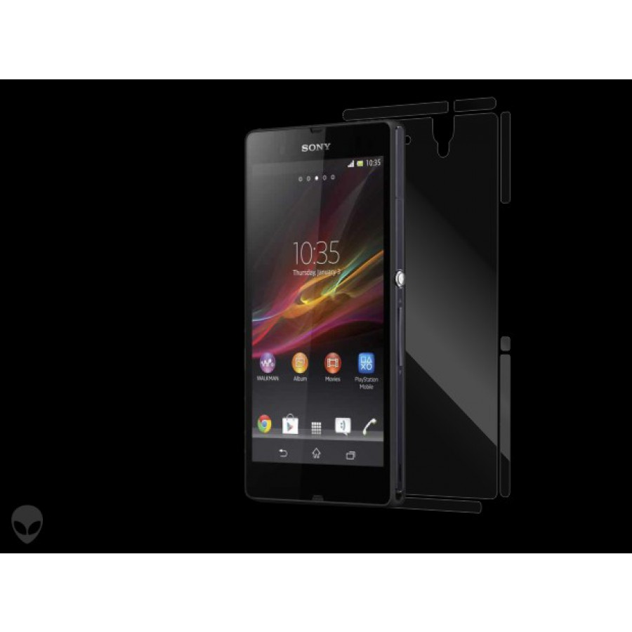 Sony Xperia Z folie protectie Alien Surface Alege acoperirea telefoaneSpate laterale