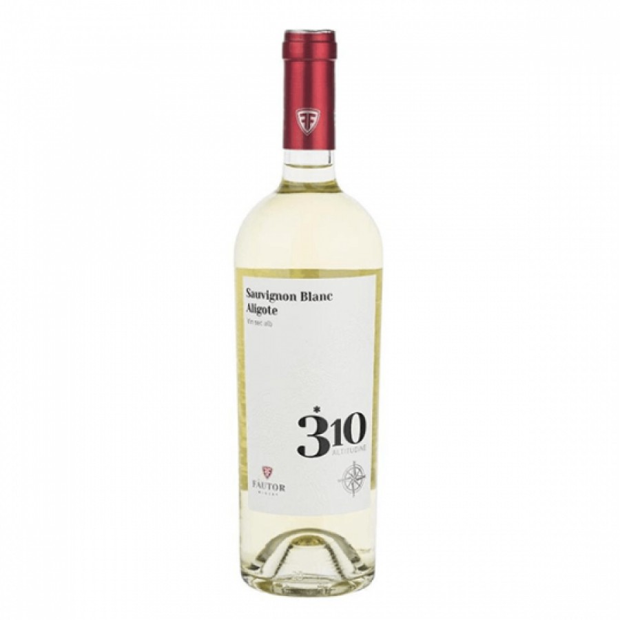 Vin alb sec Fautor 310 Altitudine Sauvignon Blanc Aligote 2017 0.75L