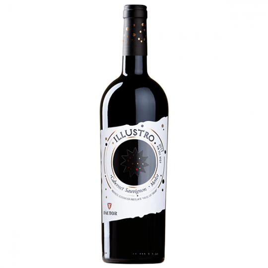 Vin rosu sec Fautor Illustro Rosu 2015 0.75L