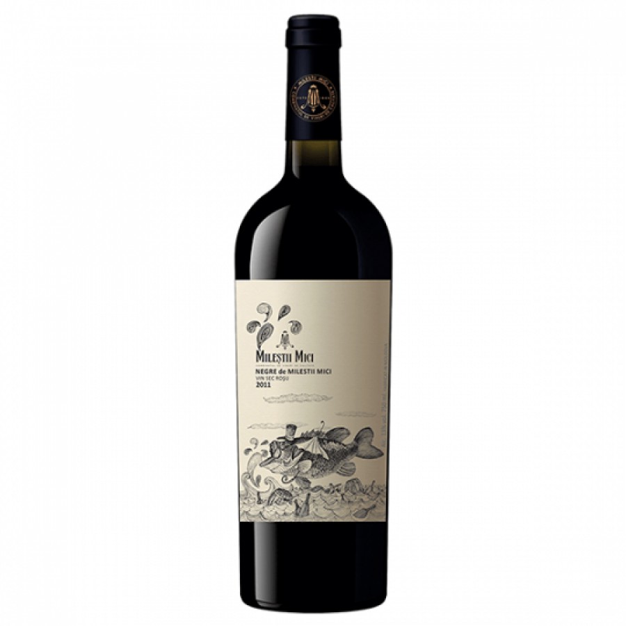 Vin rosu sec Negre de Milestii Mici 0.75L