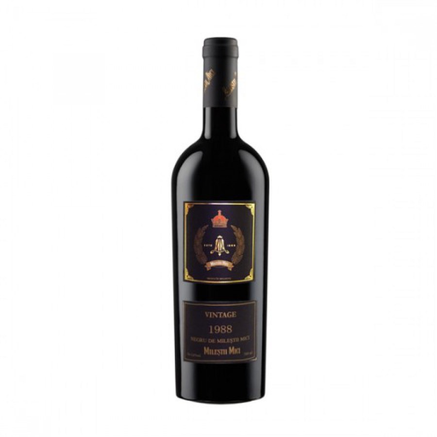 Vin rosu sec Negru de Milestii Mici Vintage 0.75L