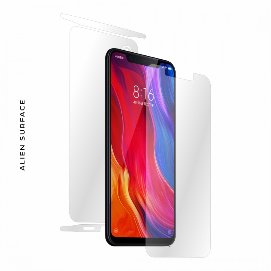 Xiaomi Mi 8 Explorer folie protectie Alien Surface Alege acoperirea telefoaneEcran spate laterale