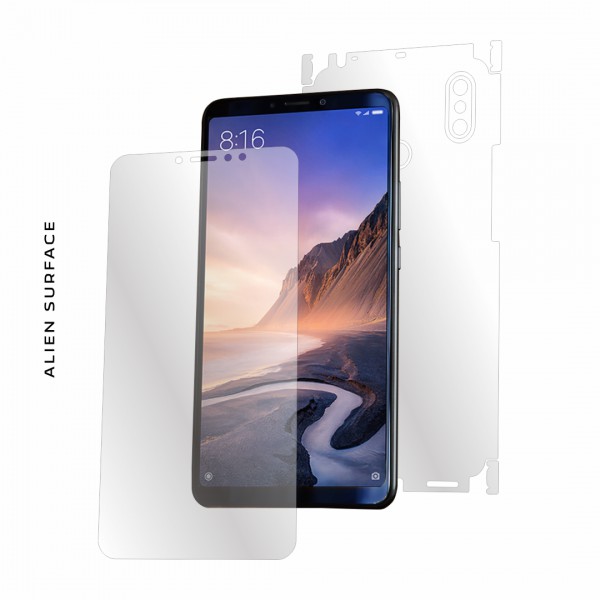 Xiaomi Mi Max 3 folie protectie Alien Surface Alege acoperirea telefoaneEcran spate laterale