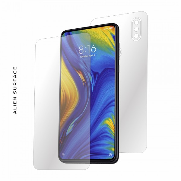 Xiaomi Mi Mix 3 folie protectie Alien Surface Alege acoperirea telefoaneEcran spate laterale