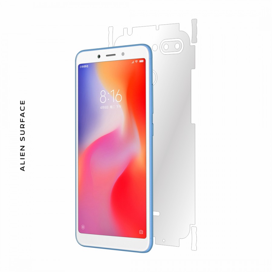 Xiaomi Redmi 6 folie protectie Alien Surface Alege acoperirea telefoaneSpate laterale