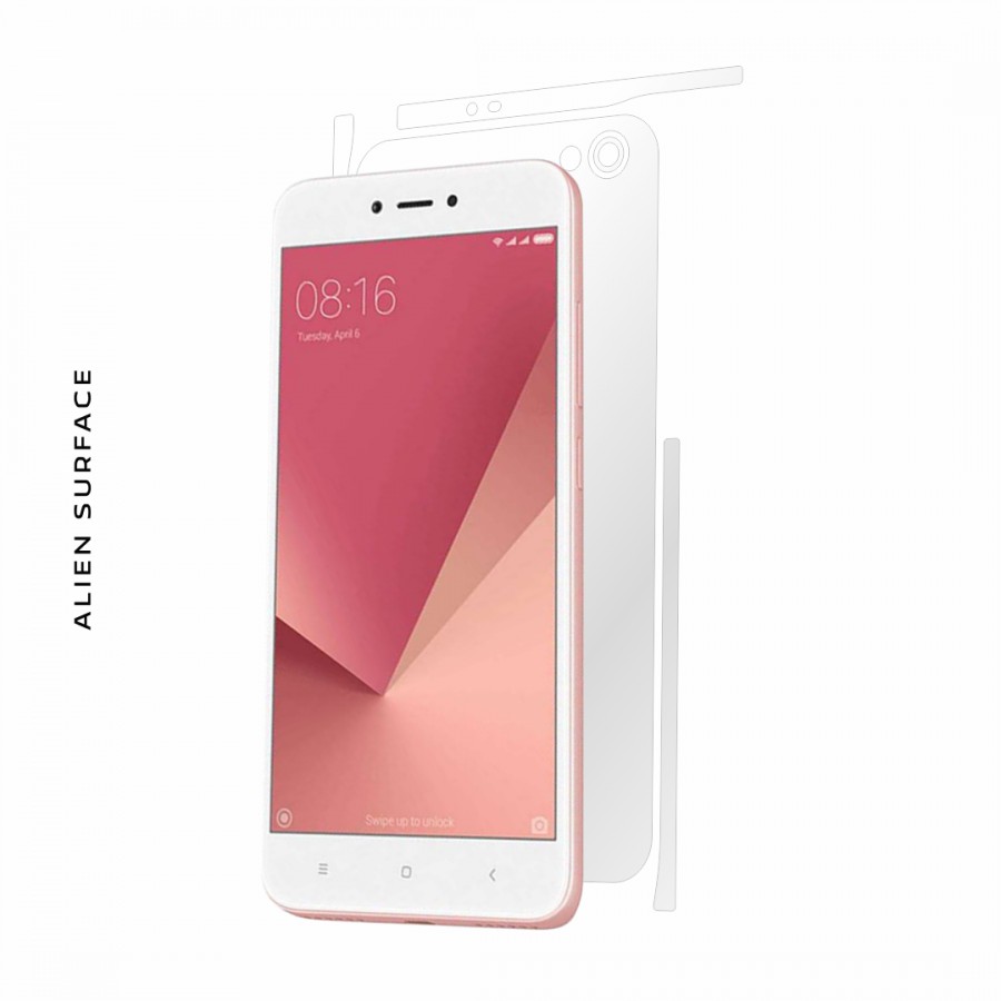 Xiaomi Redmi Note 5A Standard Ed. folie protectie Alien Surface Alege acoperirea telefoaneSpate laterale