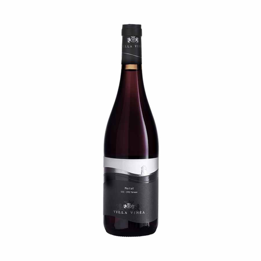 Vin Rosu Sec Demisec Merlot Premium Villa Vinea Tarnave Dealu Mare